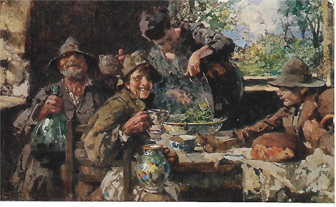 Il banchetto, 1909